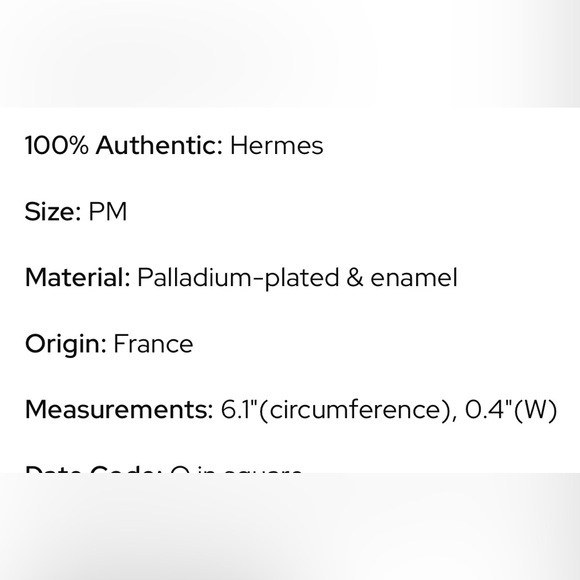 HERMES Clic H Bracelet in Silver and Navy Enamel PM - Picture 4 of 4